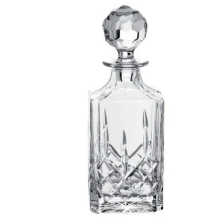  Galway Crystal Longford Square Decanter - Engravable