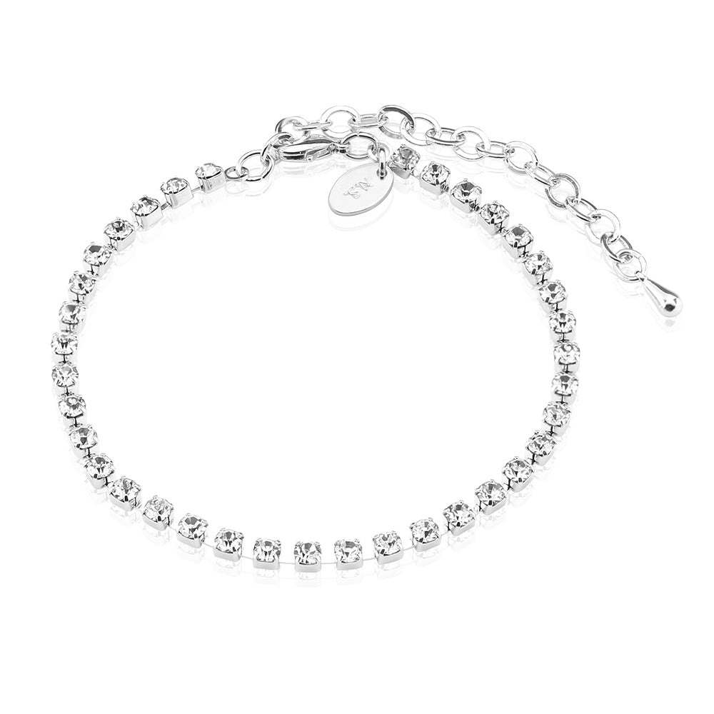  Newbridge Silver Bracelet Multi Clear Stones