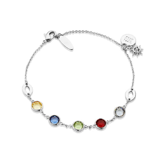 Newbridge Silver Silverplate Bracelet Coloured Stone